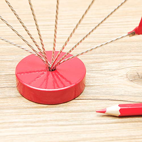 8-Branch Family Tree Picture Frame Holder, Card Photo Clips Holder Desk Stand for Memo Paper Note Photo Christmas Wedding Card Display (Red Heart) - style: Heart