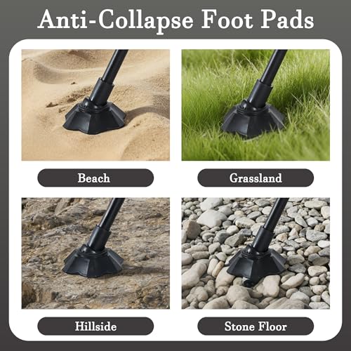 Ultralight Camping Chair,Compact Folding Chair with Anti-Sinking Large Feet and Storage Bag,Lightweight Backpack Chair for Naturehike,Travel,Beach,Hiking - color: Black