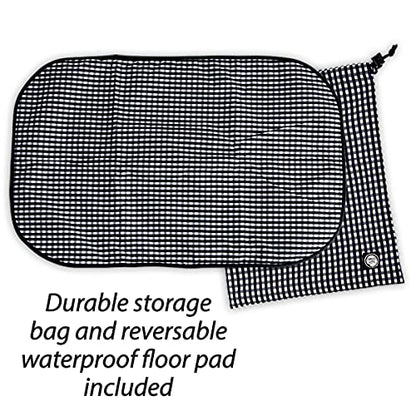 Necoichi Stress-Free Enclosure Cat Travel Carrier Cage 31.8" L x 20.0" W x 20.0" H with Litter Box Set Collapsible Gray White Stripes | Pop up Kannel, Crates - style: Cage+Litter Box