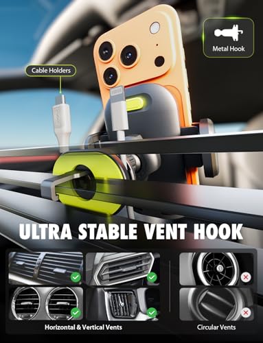 Bracketron Easy OneClick 3-in-1 Universal Car Phone Mount - Dashboard, Windshield & Air Vent Cell Phone Holder for Truck - Hands-Free Clamp, Heavy Duty Suction Cup, 360 Rotation Telescoping Arm - style: Dashboard & Windshield & Air Vent