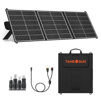 100W Portable Solar Panel,Lightweight Foldable Solar Charger,23.5% Efficiency Mono,Compatible for Jackery/Ecoflow/Bluetti,with DC20V&USB A,USB C,IP65 Waterproof for Camping RV off-grid emergency power