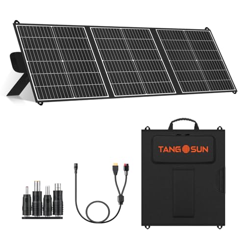100W Portable Solar Panel,Lightweight Foldable Solar Charger,23.5% Efficiency Mono,Compatible for Jackery/Ecoflow/Bluetti,with DC20V&USB A,USB C,IP65 Waterproof for Camping RV off-grid emergency power