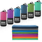 BOGI Microfiber Quick Dry Travel Sports Towel, Blue, 60"x30"+16"x16" - color: Blue, size: L:60''x30''+16''x16''