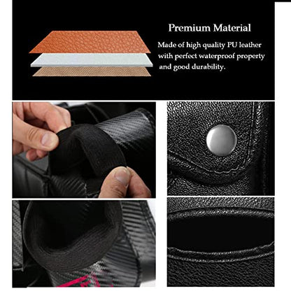 Car Backseat Organizer with Foldable Table Tray,Car Storage Organizer with Tablet Holder,Car Seat Back Protectors Kick Mats,Premium PU Leather Material,Compatible with Most Vehicles