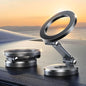 JOYROOM Fits iPhone 16/16 Pro Max MagSafe Car Mount, [All Metal & 360° Adjustment] Magnetic Phone Holder for Car with N55 Strong Magnets, Car Mount for iPhone 16 15 14 13 12 & MagSafe Case, Space Gray - color: Silver
