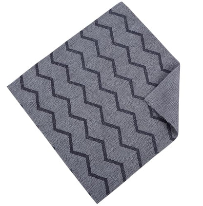 Microfiber Cleaning Cloths Roll 50-Pack Reusable Paper Towels for Car Wash Supplies Ultra Absorbent Kitchen Dish Rags House Window Cleaning Cloths Lint Free Tear Away (Navy Blue Wave Pattern) - color: Navy Blue Wave Pattern
