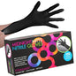 FRAMAR Black Disposable Gloves Large – 12 INCH Latex Free Gloves Large, Guantes Desechables, For Hair Dye, Cleaning, Tattoo, Mechanics – Extra Durable & Resistant – 100 Pack - size: Large (Pack of 100)