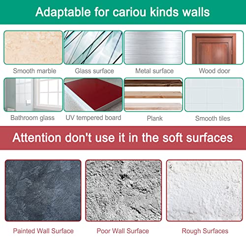 14 Pack Adhesive Wall Hooks, Wall Hangers Without Nails, No Damage Picture Hooks Waterproof and Rustproof to use Inside Kitchen, Bathroom, Home and Office（14mm）