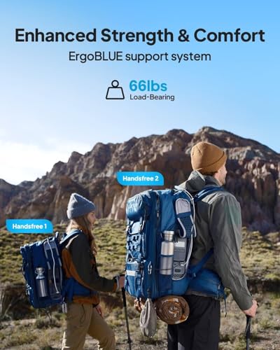 BLUETTI Solar Backpack Power Station Handsfree 1 with 100W Solar Panel Included, 268.8Wh 300W LiFePO4 Solar Generator with a 42L Backpack, All in One Solar Power System for Hiking, Photography, Travel - style: BLUETTI Handsfree1+100W Solar Panel