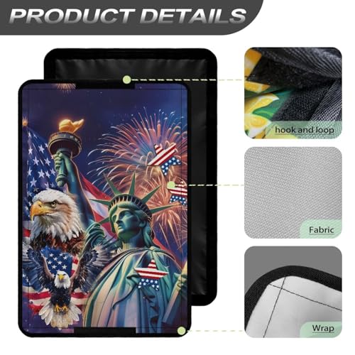 250th Anniversary of Freedom RV Door Window Shade Cover Privacy Camper Sun Shade 16x25 Collapsible RV Door Window Shade Cover, Sun Blackout Fabric for Camper Trailer - color: 250th Anniversary of Freedom