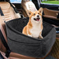 NEEZUKAR Dog Car Seat for Small Medium Dogs,Detachable Washable Dog Booster Seat Under 30lbs, Pet Car Seat Travel Bed with Storage Pockets and Dog Safety Belt (Black) - color: Black