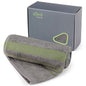 Zumi MINI 100% Cotton Camping Travel Towel - Small, Ultralight, Fast Drying, Highly Absorbent, Soft and Gentle on the Skin, Safe for the Planet (28"x13" Gray) - color: Gray Mini