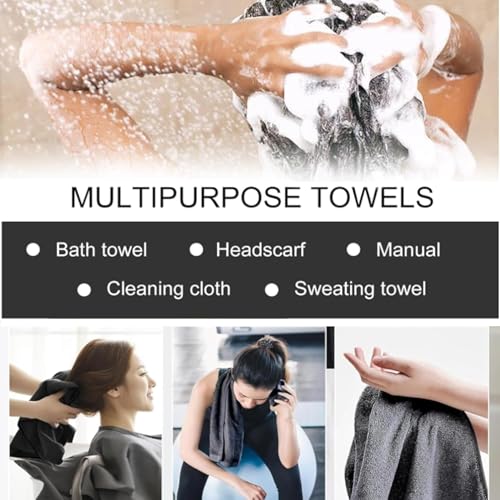 Shiny Microfiber Wipes Bath Shower Cleaning Cloths, 1300gsm Super Absorbent Microfiber Bath Towels, for Bathroom, Car and Home Toilet (2Pcs-Double Pile(15.75 * 15.75in)) - color: 2pcs-double Pile(15.75*15.75in)