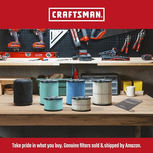 CRAFTSMAN CMXEVBE18695 16 Gallon 6.5 Peak HP Wet Dry Shop Vacuum - size: 16 Gallon 6.5 Peak HP w/Diffuser
