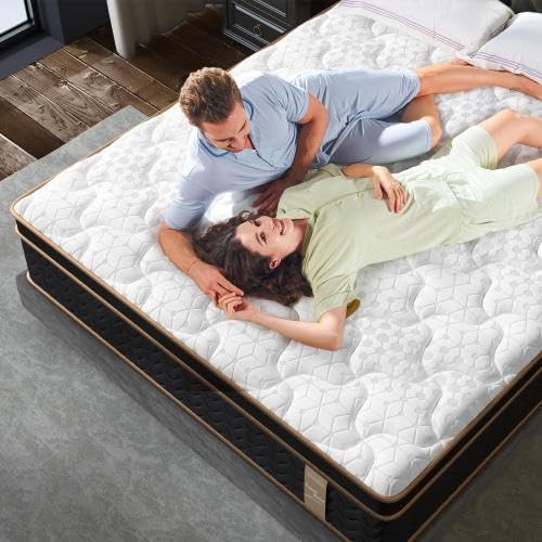 10 Inch Twin Mattress,Twin Size Mattress in a Box, Modern New Memory Foam Hybrid Mattresses, Pillow Top Bed Matress with Breathable Comfortable for Sleep, RV Medium Firm for Lumbar Support - size: Twin 1