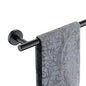 JQK Black Bath Towel Bar, 30 Inch 304 Stainless Steel Thicken 0.8mm Towel Rack Bathroom, Towel Holder Matte Black Wall Mount, Useable Length 27 Inch, TB110L27-PB - color: Black, size: 30.15 Inch