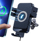 Wireless Car Charger, MOKPR 15W Fast Charging Auto-Clamping Car Charger Phone Mount Air Vent Cell Phone Holder for iPhone 16/15/14/13/13 Pro/12 pro/12/11, for Samsung Galaxy S23/S22/S21/S20, etc - color: Royal blue