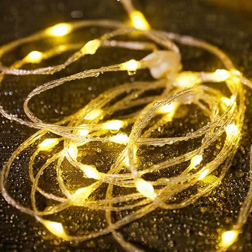 Camping String Lights - 2600mAh Portable Hook Light System, Retractable Outdoor Lantern String Set, Travel Illumination Kit | Terrace RV Awning Tent for Terrace RV Awning Tent