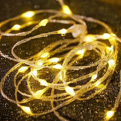 Camping String Lights - 2600mAh Portable Hook Light System, Retractable Outdoor Lantern String Set, Travel Illumination Kit | Terrace RV Awning Tent for Terrace RV Awning Tent