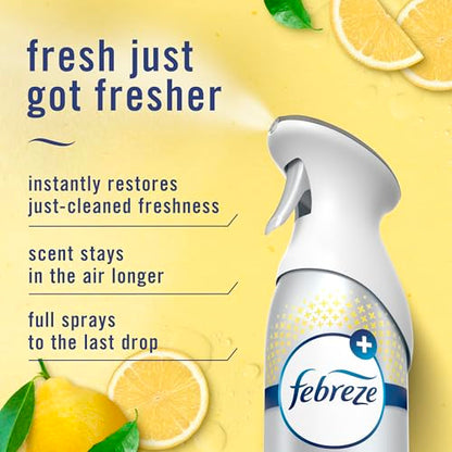 Febreze Air Mist, Air Freshener Spray, Odor Fighting Room Spray, Deodorizer for Home Bathroom Kitchen Office Apartment Dorm Room Classroom, Kitchen Base Mix, 8.1oz, 3ct - style: Kitchen Mix Pack