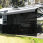 Shadeidea RV Awning Sun Shade Screen - 9' X 16' 5'' (Fit for 17' Awning) Mesh Sunshade for Motorhome Camping Trailer Awning Shadescreen UV Sunblocker Canopy Sunscreen - 3 Year Warranty (Black) - size: 9' 0'' x 16' 5'' -Actual Measurement
