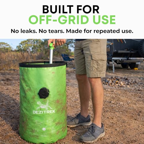 LARGE Portable Washing Machine – Off-Grid Laundry System, High Capacity Manual Clothes Washer with Plunger, No Power Needed, for Camping, RV, Travel - size: Large