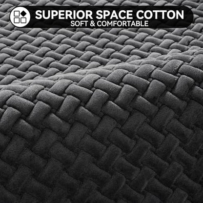 YDKGL Bathroom Runner Non Slip, Extra Soft Absorbent Quick Dry Bath Mats, Foam Weave Texture Thin Bath Rugs Washable with Rubber Backing, 20" x 59“ - color: Grey, size: 20"x 59"