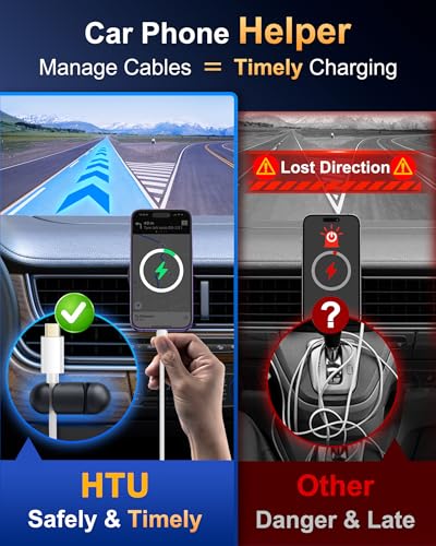 2026 Ultimate Best【True Military-Grade & Safety Cert】Car Phone Holder HTU【Upgraded 360 Rotation & 100+LBS Strongest Suction】5-in-1 Truck Windshield Dashboard Vent Mount Stand for iPhone Android, Black - color: Black