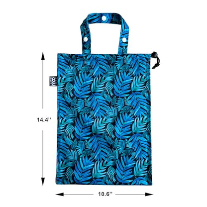 Cute Hanging Car Trash Garbage Bag 100% Leakproof Waterproof Multipurpose for Car Back Front Seat Console with Hanging Strap (Leaves) - color: Leaves
