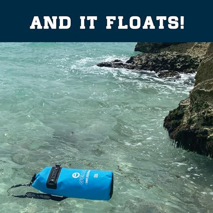 Enthusiast Gear Insulated Dry Bag Floating Cooler – 10L / 15L / 25L Roll Top, Leak Proof, Waterproof, Collapsible, with Padded Shoulder Strap - Perfect for Kayaking Fishing Beach - color: Green, size: 10 Liter