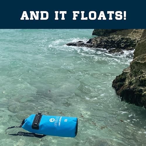 Enthusiast Gear Insulated Dry Bag Floating Cooler – 10L / 15L / 25L Roll Top, Leak Proof, Waterproof, Collapsible, with Padded Shoulder Strap - Perfect for Kayaking Fishing Beach - color: White, size: 10 Liter