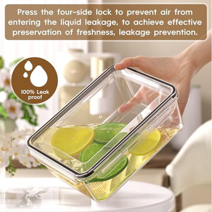KEMETHY 70 PCS Food Storage Containers with Lids Airtight, Total 856oz, BPA-free, Food-grade, Eco-friendly Material, Leak Proof Plastic Containers, Microwave/Dishwasher Safe - color: 70 PCS