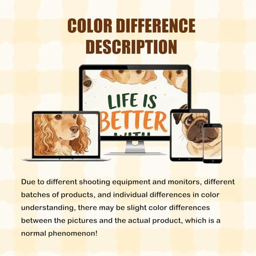 Nuxovilar Pet Dog Supplies Food Mat Cute Canine-Patterned Polyester (23.62×17.71 inches) Bowl Water Spill Pad Feeding Essentials for Kitchen, Dining Area, Pet Station - color: HC00140