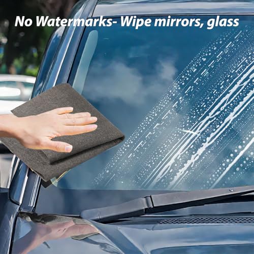 Thickened Magic Cleaning Cloth for Glass,5Pcs Lint Streak Free Microfiber Cloth Reusable, Cleaning Rags Wipes for Windows, Cars, Mirrors
