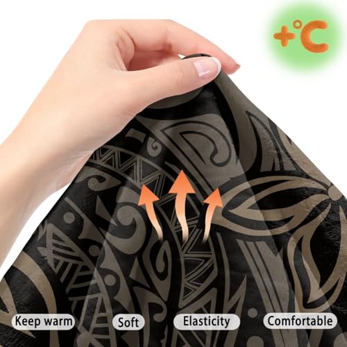 Hibisucs Polynesian Tribel Print 2 Pcs RV Dinette Cushion Covers Elastic Camper Cushion Slipcover Non-Slip RV Couch Cover Furniture Protector RV Camper Car Bench for Dogs and Kids - color: Hibisucs Polynesian Tribel