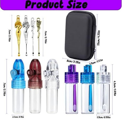 Portable Spice Dispenser, 15 Pack Camping Seasoning Container Kit, Travel Spice Container Set with Metal Bottles, Spoons, Funnels, Brush and Case for Camping, BBQ, Hiking and Picnic Cooking