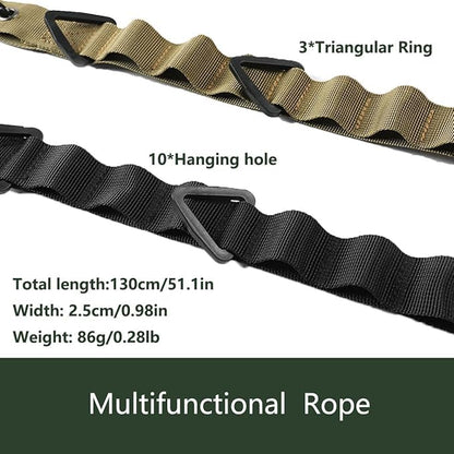 2PCS Outdoor Portable Camping Hanging Rope Portable Tent Lightweight Shoulder Strap Tent Hanging Multifunctional Trekking Rope Campsite Storage Crossbody Strap
