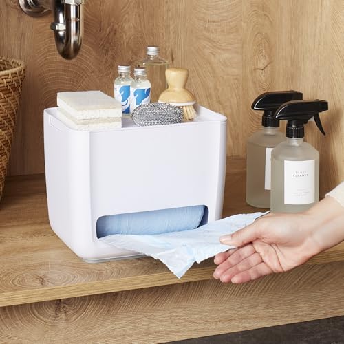 YouCopia SinkSuite Trash Bag Dispenser, Garbage Bag Holder, Top Lid Storage - style: Bag Dispenser
