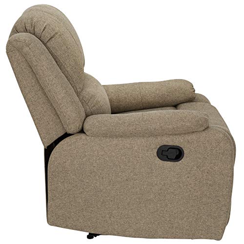 RecPro Charles Collection | 30" Zero Wall RV Recliner | Wall Hugger Recliner | RV Living Room (Slideout) Chair | RV Furniture | RV Chair | Cloth (Oatmeal, 2 Chairs) - color: Oatmeal, size: 2 Chairs