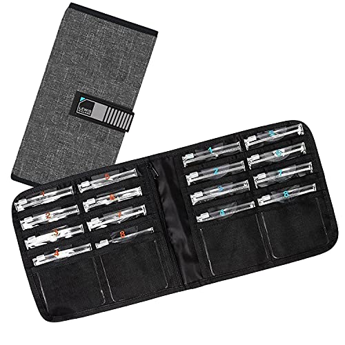 Lewis N. Clark Travel Pill Organizer, Portable Pill Case, Daily Pill Box to Hold Vitamins, Medication, Prescriptions, Or Medicine Storage for Pocket Purse - color: Gray