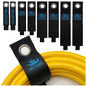 Heavy Duty Storage Straps - 8 Pack: 2 Small, 2 Medium, 2 Large, 2 XL - Extension Cord Ties - Storage Strap - By Watt's Wire - size: 8-Pack (7"/10"/13"/17")
