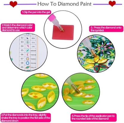 STGLCR Peacock Diamond Art Hanging Kit for Adult,Special Shaped Rhinestone,DIY Acrylic 5D Diamond Art Painting Window Pendants Home Garden Wall Hanging Kits Hanging Ornament,Double Sided. - color: peacock