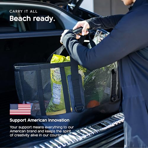 MISSION Boat Gear CASSI Heavy-Duty Outdoor Tote and Waterproof Marine-Grade Mesh Boat Bags