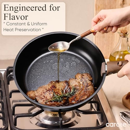 CAROTE 31pcs Nonstick Pots and Pans Set with Baking Pans Set, Cookware Sets with Detachable Handle, Kitchen Cooking Set - Camping Cookware, Dishwasher & Oven Safe, Induction Compatible - color: Black, size: 31 Piece