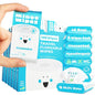 Impossibly Compact Travel Flushable Wipes - 99.5% Water and Aloe - Safe for Sensitive Skin & Hypoallergenic - Travel Essentials for Adults & Kids, Unscented, 48 Pack 288 Wipes - size: 6 Count (Pack of 48)