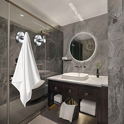 DGYB Suction Cup Hooks for Shower 2 Packs Brush Towel Hooks for Bathrooms Wall Robe Loofah Hook for Hanging - color: New-Brushed 2Pcs