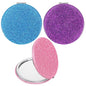 3 Pcs Purse Mirror Compact,Portable Sparkle Small Compact Mirror,Shiny Small Purse Mirror 2X1 Magnifying for Women Girls Bag,Wallet,Pocket