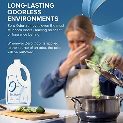 Zero Odor Multi-Purpose Odor Eliminator, Air and Surface Odor Remover for Home, Bathroom, Kitchen, and Closet, Refill, 64 oz, 2-Pack - size: 64 Fl Oz (Pack of 2)