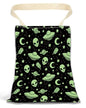 Car Garbage Can, Hanging Car Trash Can Bag for Vehicle, Cute Car Back Seat Organizer, Cute Green Alien - color: Cute Green Alien