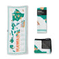 Nomadix Original Towel - Perfect for Beach, Pool, Travel, Camping, Yoga - Made with Recycled Materials - Super Absorbent - Sand Resistant - Hawaii Map - 72.5x30 - color: Green & White